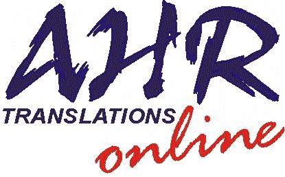 AHR TRANSLATIONS online - Traduceri legalizate & Translatii autorizate - Pret | Preturi AHR TRANSLATIONS online - Traduceri legalizate & Translatii autorizate