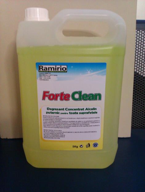 FORTE CLEAN- Detergent universal pentru uz casnic si industrial 5L - Pret | Preturi FORTE CLEAN- Detergent universal pentru uz casnic si industrial 5L