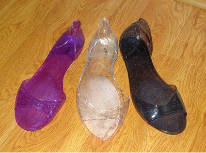 Tropical Sleet Accepted Balerini, sandale dama din plastic colorat !!! - Pret | Preturi Balerini,  sandale dama din plastic colorat !!!