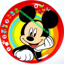 Farfurie plata melamina 20cm MICKEY MOUSE - Pret | Preturi Farfurie plata melamina 20cm MICKEY MOUSE