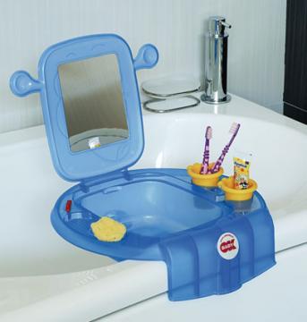 Suport cu oglinda pentru jucarii si accesorii baie Space - OK Baby - Pret | Preturi Suport cu oglinda pentru jucarii si accesorii baie Space - OK Baby