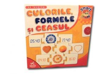 Puzzle educativ Culorile, formele si ceasul - Pret | Preturi Puzzle educativ Culorile, formele si ceasul