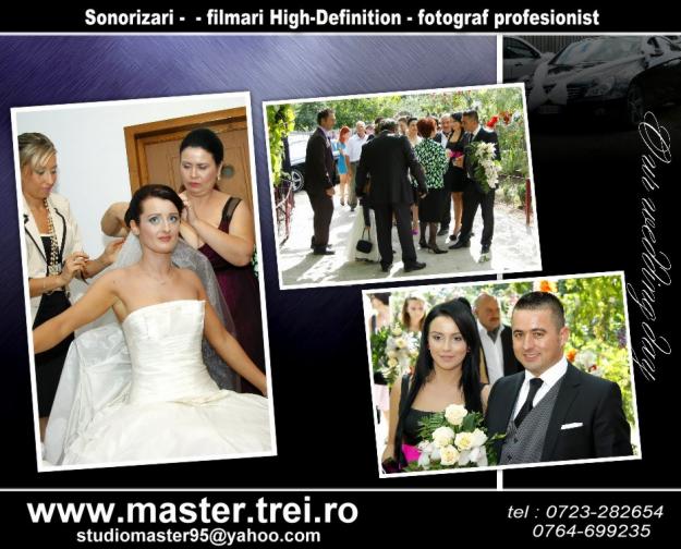 WEDDING DAY FILMARI VIDEO BUZAU FOTO POZE DJ MUZICA BUZAU NUNTA NUNTI - Pret | Preturi WEDDING DAY FILMARI VIDEO BUZAU FOTO POZE DJ MUZICA BUZAU NUNTA NUNTI