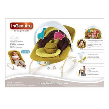 Balansoar 2 in1 pentru bebelusi InGenuity Easy Rest Rock N - Pret | Preturi Balansoar 2 in1 pentru bebelusi InGenuity Easy Rest Rock N