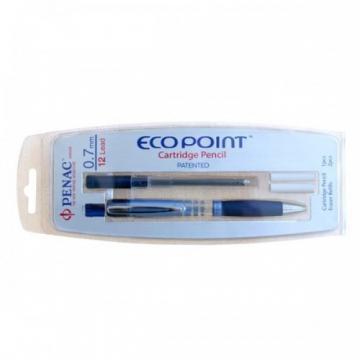Creion mecanic cu cartus si doua rezerve radiera, 0,7mm, PENAC ECOPOINT - Pret | Preturi Creion mecanic cu cartus si doua rezerve radiera, 0,7mm, PENAC ECOPOINT