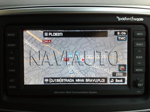 DVD navigatie Mitsubishi Pajero Lancer 2011 harta Romania - Pret | Preturi DVD navigatie Mitsubishi Pajero Lancer 2011 harta Romania