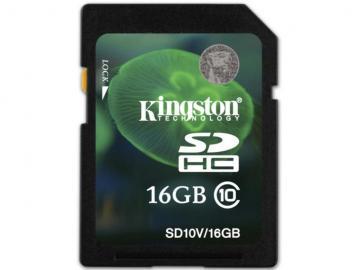 Secure Digital Card 16GB SDHC Clasa 10 (SD Card pentru camerele video) Kingston SD10V/16GB - Pret | Preturi Secure Digital Card 16GB SDHC Clasa 10 (SD Card pentru camerele video) Kingston SD10V/16GB