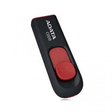 A-DATA USB 2.0 Flash Drive 8GB BLACK/RED CLASSIC C008 AC008-8G-RKD - Pret | Preturi A-DATA USB 2.0 Flash Drive 8GB BLACK/RED CLASSIC C008 AC008-8G-RKD