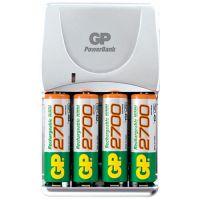 Accesoriu GP Batteries Incarcator PowerBank M520 + 4AA 2700mAh - Pret | Preturi Accesoriu GP Batteries Incarcator PowerBank M520 + 4AA 2700mAh