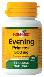 Evening Primrose 500mg *30cps - Pret | Preturi Evening Primrose 500mg *30cps