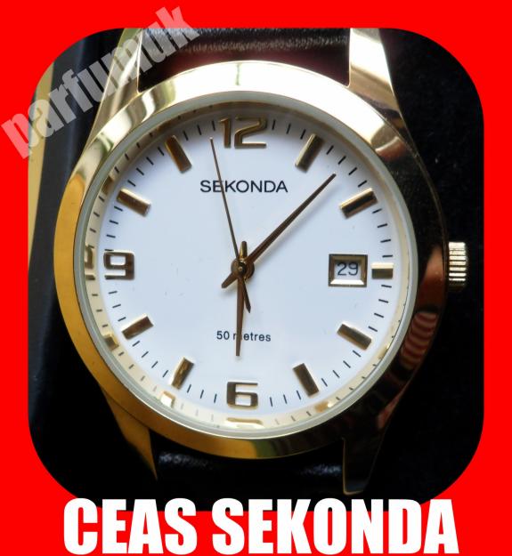 ►►►SEKONDA CEAS BARBATESC ORIGINAL,IEFTIN, IN CUTIE,CADOU,SUPERB,ELEGANT, GEAM CRISTAL - Pret | Preturi ►►►SEKONDA CEAS BARBATESC ORIGINAL,IEFTIN, IN CUTIE,CADOU,SUPERB,ELEGANT, GEAM CRISTAL