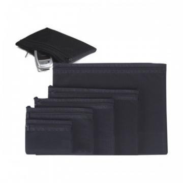 Buzunar buretat B4, cu fermoar textil negru, EXITON - Pret | Preturi Buzunar buretat B4, cu fermoar textil negru, EXITON