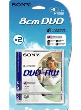 SONY DVD-RW 8cm 30min blister 2buc - Pret | Preturi SONY DVD-RW 8cm 30min blister 2buc