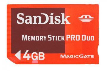 Card memorie SANDISK MEMORY STICK PRO DUO GAMING 4GB - Pret | Preturi Card memorie SANDISK MEMORY STICK PRO DUO GAMING 4GB