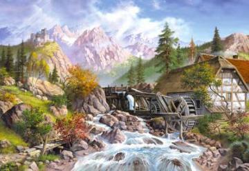 Puzzle Castorland 1000 Watermill - Pret | Preturi Puzzle Castorland 1000 Watermill