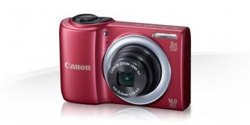 Camera foto Canon PowerShot A810 Red, 16 MP, CCD, 5x zoom optic, AJ6181B002AA - Pret | Preturi Camera foto Canon PowerShot A810 Red, 16 MP, CCD, 5x zoom optic, AJ6181B002AA