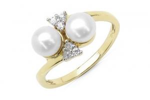 Inel de logodna cu perle - Pret | Preturi Inel de logodna cu perle