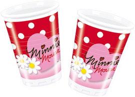 10 Pahare plastic 200cc MINNIE &amp; DAISIES - Pret | Preturi 10 Pahare plastic 200cc MINNIE &amp; DAISIES