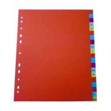 Index plastic color, alfabetic A-Z, LANDS - Pret | Preturi Index plastic color, alfabetic A-Z, LANDS