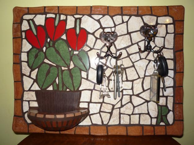 Suport pentru chei din mozaic - Pret | Preturi Suport pentru chei din mozaic