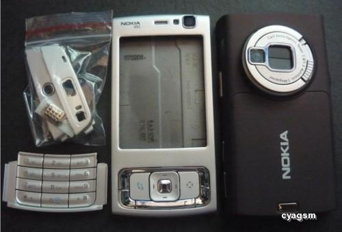 Carcasa Nokia n95 Argintiu sau Black All Originala Full - Pret | Preturi Carcasa Nokia n95 Argintiu sau Black All Originala Full