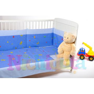 Lenjerie patut 4 piese Lumea jucariilor - Pret | Preturi Lenjerie patut 4 piese Lumea jucariilor