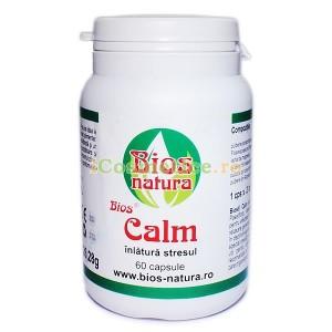 Bios Calm 60 capsule Bios Natura - Pret | Preturi Bios Calm 60 capsule Bios Natura