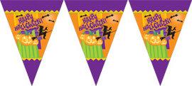 Banner 11 stegulete triunghiulare HAPPY HALLOWEEN - Pret | Preturi Banner 11 stegulete triunghiulare HAPPY HALLOWEEN