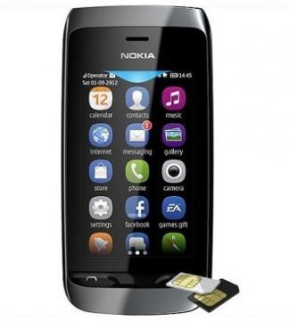 Telefon mobil NOKIA ASHA 308 DUALSIM BLACK , 60710 - Pret | Preturi Telefon mobil NOKIA ASHA 308 DUALSIM BLACK , 60710