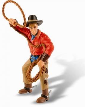 Miniatura Bullyland - Lumea indienilor - Cowboy cu lasou - Pret | Preturi Miniatura Bullyland - Lumea indienilor - Cowboy cu lasou