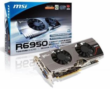 MSI ATI Radeon HD 6950 Twin Frozr III Power Edition, PCI-E, 1GB GDDR5, 256biti, Overclock Version + Transport Gratuit - Pret | Preturi MSI ATI Radeon HD 6950 Twin Frozr III Power Edition, PCI-E, 1GB GDDR5, 256biti, Overclock Version + Transport Gratuit