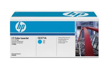 Toner cyan pentru Color Laserjet CP 5520, 15.000pg, CE271A, HP - Pret | Preturi Toner cyan pentru Color Laserjet CP 5520, 15.000pg, CE271A, HP