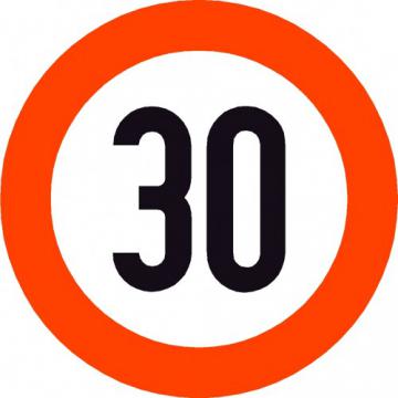 Indicator circulatie Limitare de viteza la 30 de km - Pret | Preturi Indicator circulatie Limitare de viteza la 30 de km