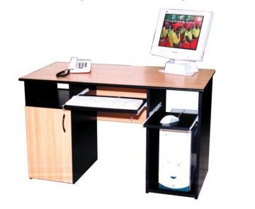 Masa calculator 2 polite culisante, 120 x 60 x 75 cm, gri cu negru mat - Pret | Preturi Masa calculator 2 polite culisante, 120 x 60 x 75 cm, gri cu negru mat