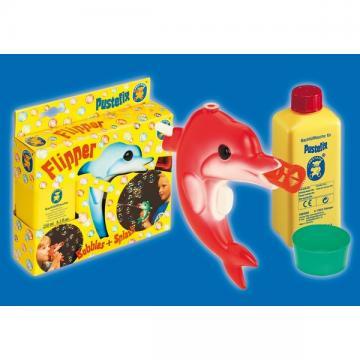 Delfin cu baloane de sapun si pistol de apa Pustefix Bubble Toys - Pret | Preturi Delfin cu baloane de sapun si pistol de apa Pustefix Bubble Toys