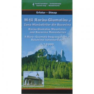 Harta Rarau-Giumalau si Manastirile din Bucovina - Pret | Preturi Harta Rarau-Giumalau si Manastirile din Bucovina