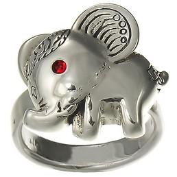 Inel din argint si CZ model elefant - Pret | Preturi Inel din argint si CZ model elefant