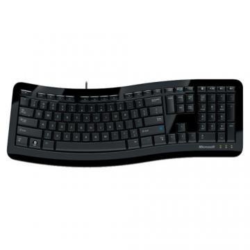 Tastatura Microsoft Comfort Curve 3000, multimedia, USB, negru - Pret | Preturi Tastatura Microsoft Comfort Curve 3000, multimedia, USB, negru