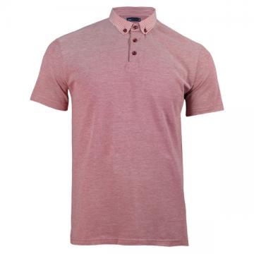 Tricou polo barbati Sofiaman rosu-alb - Pret | Preturi Tricou polo barbati Sofiaman rosu-alb