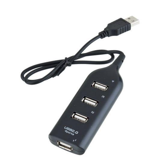 HUB 4 porturi USB 2.0 - negru - Pret | Preturi HUB 4 porturi USB 2.0 - negru