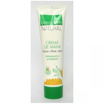 Gerocossen Natural Crema de Maini cu Miere si Aloe Vera 100ml - Pret | Preturi Gerocossen Natural Crema de Maini cu Miere si Aloe Vera 100ml