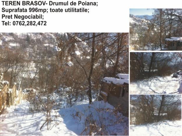 Teren Brasov, drumul de Poiana - Pret | Preturi Teren Brasov, drumul de Poiana