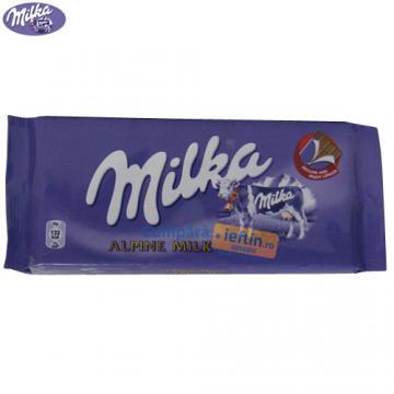 Ciocolata cu lapte Milka 100 gr - Pret | Preturi Ciocolata cu lapte Milka 100 gr