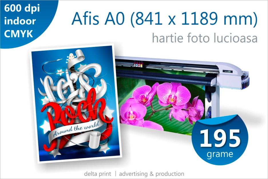 Afis A0 - 25 lei Print indoor pe hartie fotografica lucioasa 195g - Pret | Preturi Afis A0 - 25 lei Print indoor pe hartie fotografica lucioasa 195g