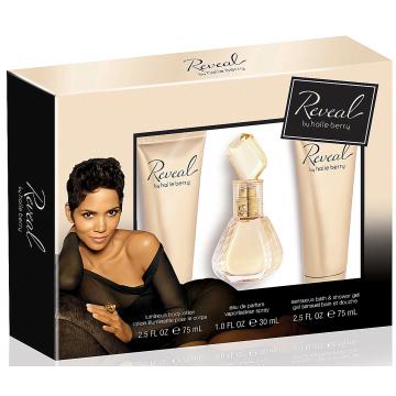 Apa de parfum, gel de dus Halle Berry Reveal Caseta - Pret | Preturi Apa de parfum, gel de dus Halle Berry Reveal Caseta