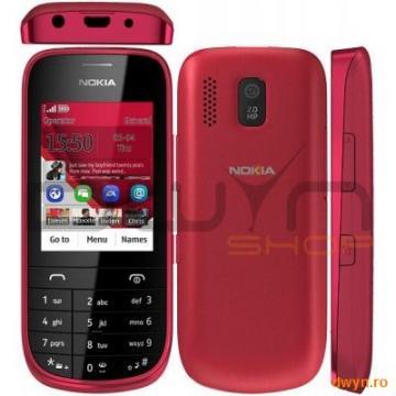 Nokia 203 Asha Dark Red - Pret | Preturi Nokia 203 Asha Dark Red