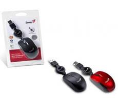 Mouse Genius Micro Traveler, 1200 dpi, rosu, USB - Pret | Preturi Mouse Genius Micro Traveler, 1200 dpi, rosu, USB
