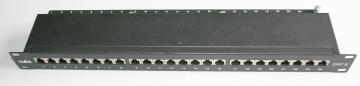 Qubs Patch panel 24 porturi FTP, Cat.6, T568A/B, black - Pret | Preturi Qubs Patch panel 24 porturi FTP, Cat.6, T568A/B, black