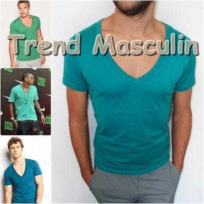 Tricou Barbati Anchior Guler V Adanc Turcoaz - Pret | Preturi Tricou Barbati Anchior Guler V Adanc Turcoaz