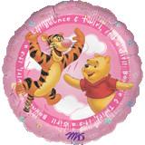 Balon botez folie metalizata 45cm Winnie the Pooh ITs A GIRL - Pret | Preturi Balon botez folie metalizata 45cm Winnie the Pooh ITs A GIRL